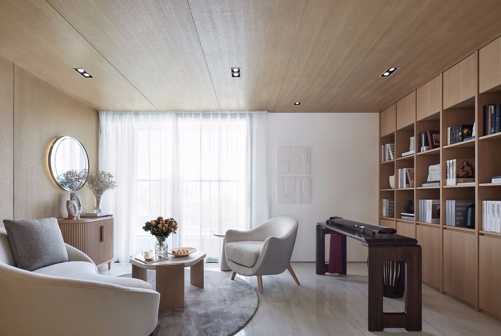 曲靖装修设计华夏印象160平米四居-现代简约风格室内家装案例效果图