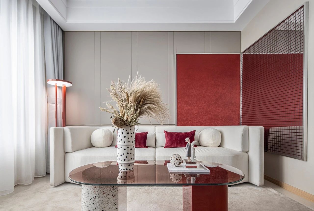 现代前卫风格家装设计室内装修效果图-客厅沙发