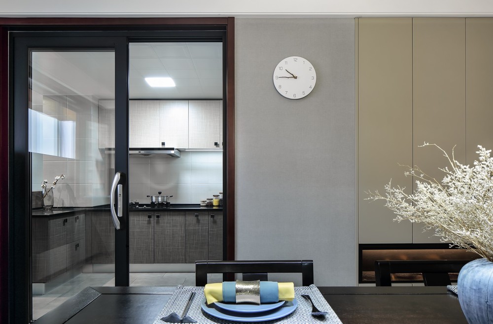 新中式风格室内家装案例效果图-厨房